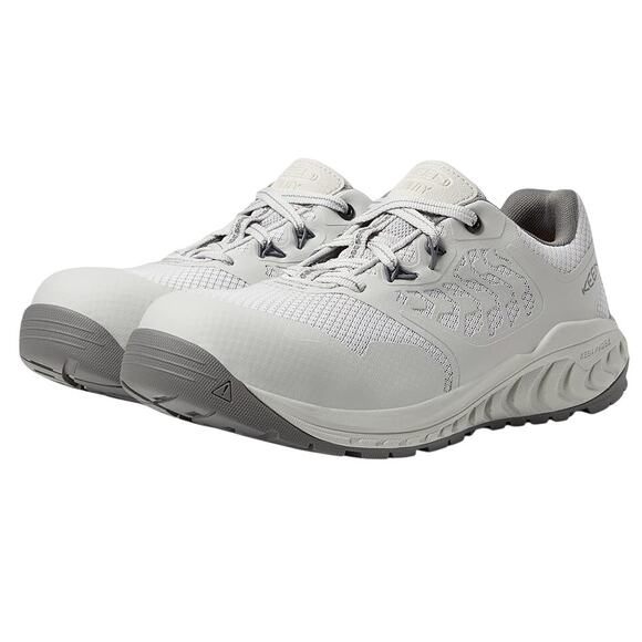 KEEN Utility Mens Cully Comp Toe Work Sneakers US 11.5 D Grey White SR NIB main image 7